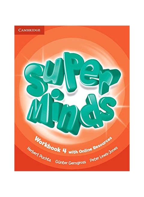 Super Minds Level 4 Workbook With Online Resources Paperback English by Puchta, Herbert - 42527
