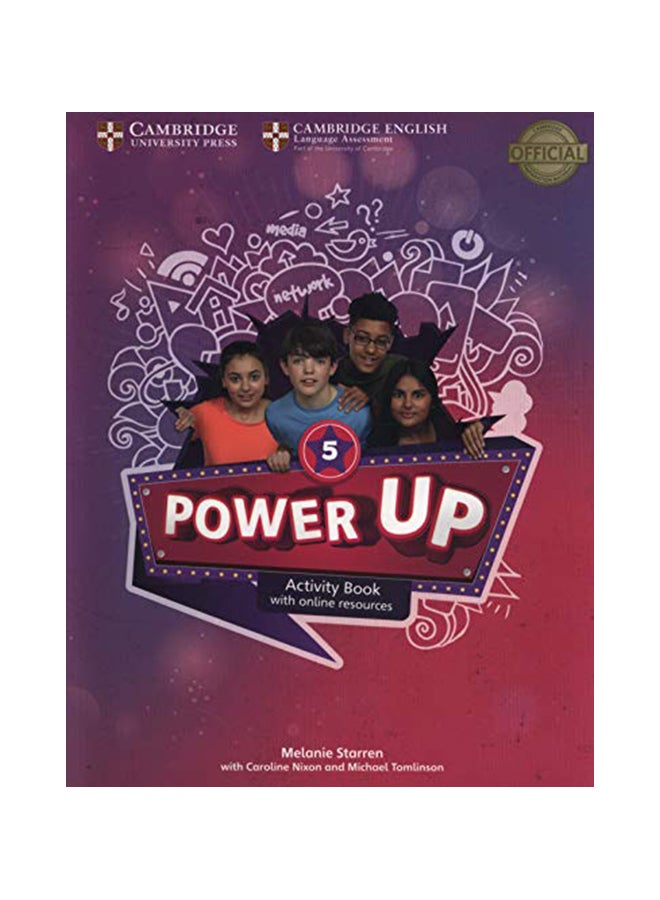 كتاب أنشطة Power Up Level 5 مع الموارد عبر الإنترنت وكتيب منزلي