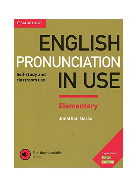 English Pronunciation In Use Elementary Book With Answers And Downloadable Audio Hardcover English by Marks, Jonathan - 12/31/2017