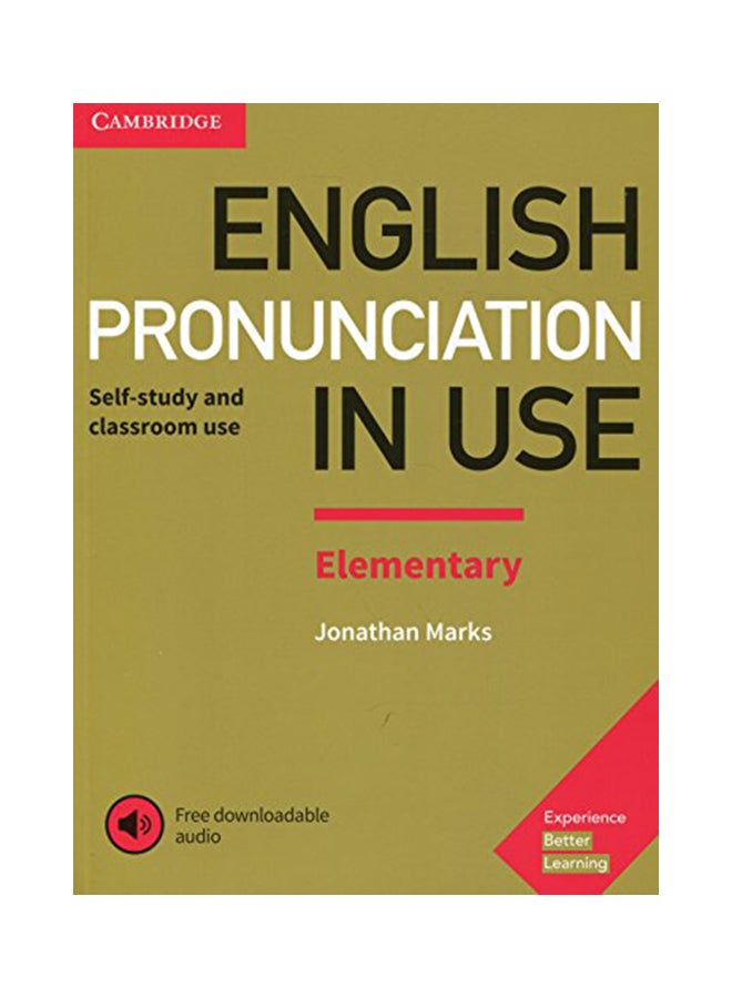 null - English Pronunciation In Use Elementary Book With Answers And Downloadable Audio Hardcover English by Marks, Jonathan - 12/31/2017 - Image 1