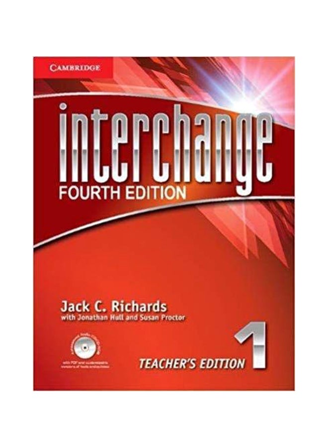 Interchange Level 1 Teacher's Edition With Assessment Audio CD/CD-ROM Paperback English by Richards, Jack C. - 41134
