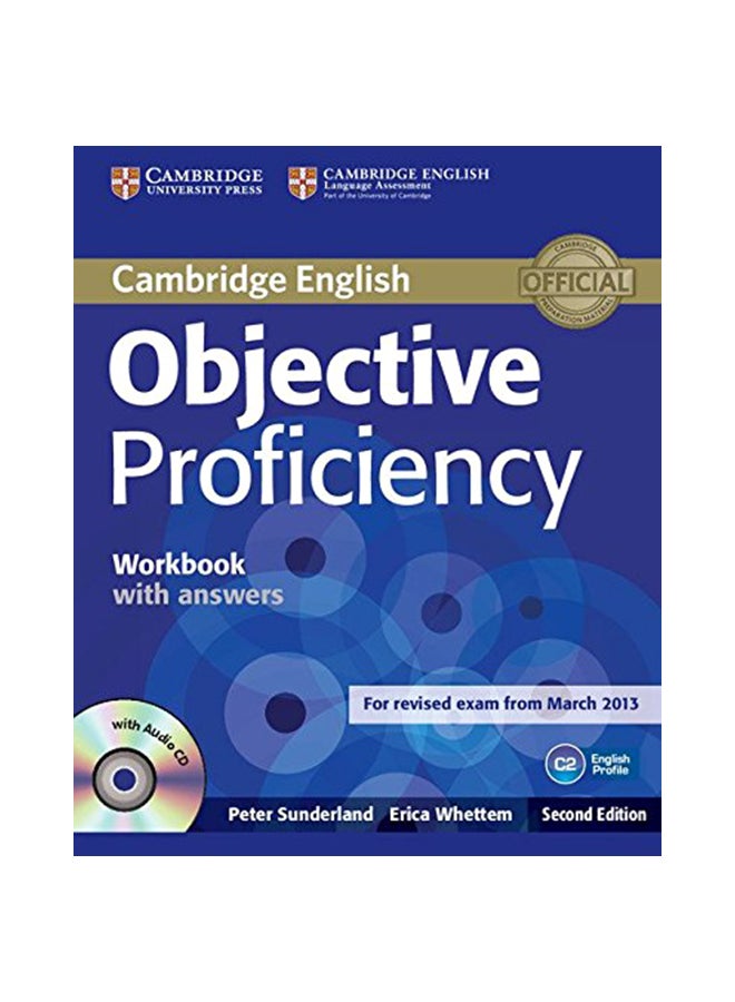 Objective Proficiency Workbook With Answers With Audio Cd Paperback English by Peter Sunderland - 41670