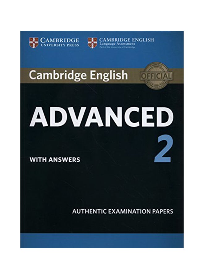 Cambridge English Advanced 2 Paperback English by University Press Cambridge - 42688 