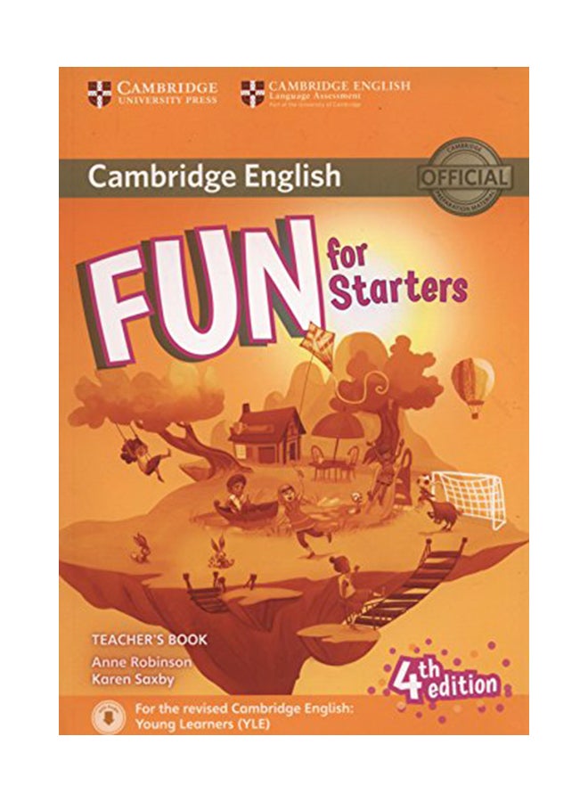 Fun for Starters Teacher's Book with Downloadable Audio Paperback English by Anne Robinson - 42768 