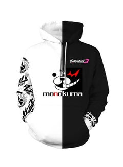 Danganronpa Projectile Bear 3D Animation Hoodie Multicolour