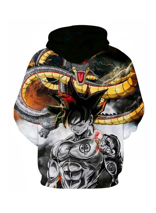 Dragon Ball 3D Digital Print Hoodie Multicolour - Image 2
