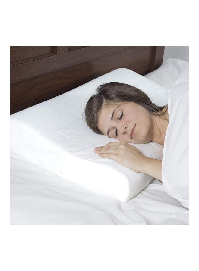 ريميدي وسادة الرقبة الاسفنجية ميموري أبيض 45.7x66x11.4بوصة - Image 4