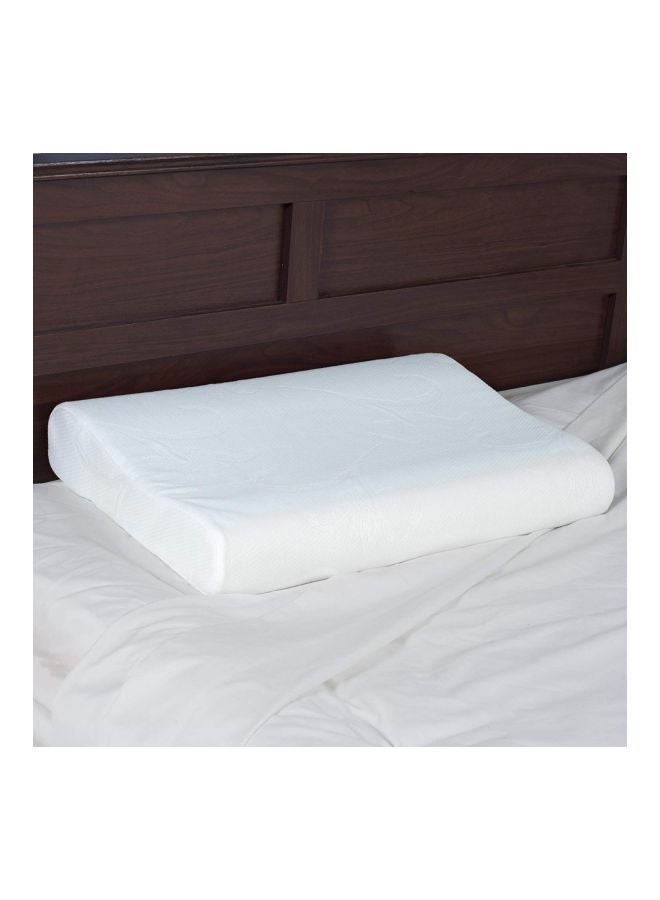 ريميدي وسادة الرقبة الاسفنجية ميموري أبيض 45.7x66x11.4بوصة - Image 3