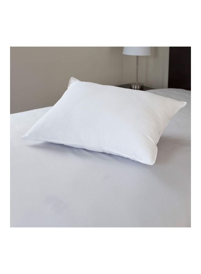 لافيش هوم وسادة قطنية محشوة بالريش أبيض 20x36بوصة - Image 3