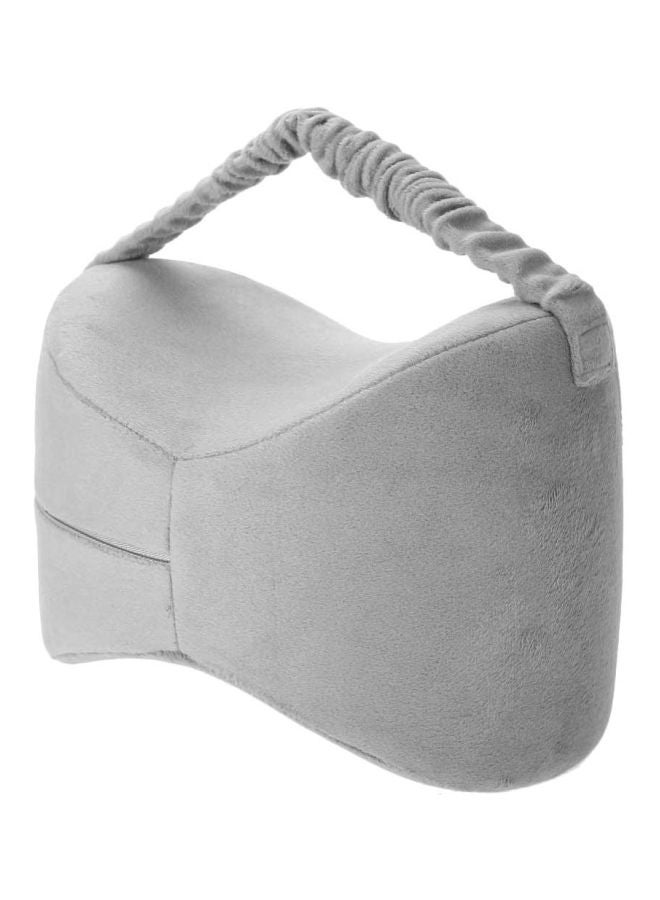 Aocome Knee Pillow For Side Sleepers Grey 10x7x6.5inch  - Image 1