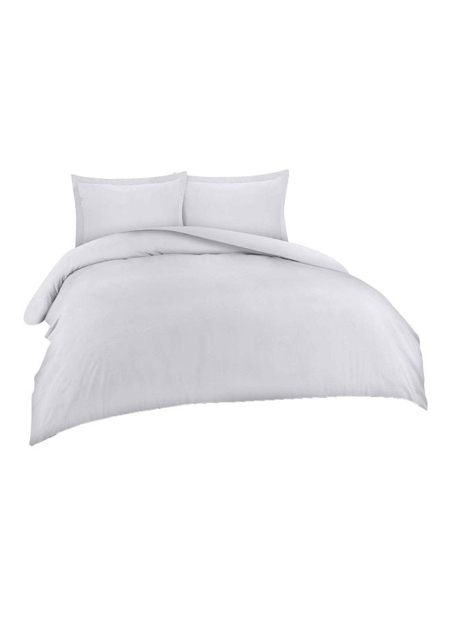 Utopia Bedding 3-Piece Duvet Cover Set With 2 Pillow Shams White
