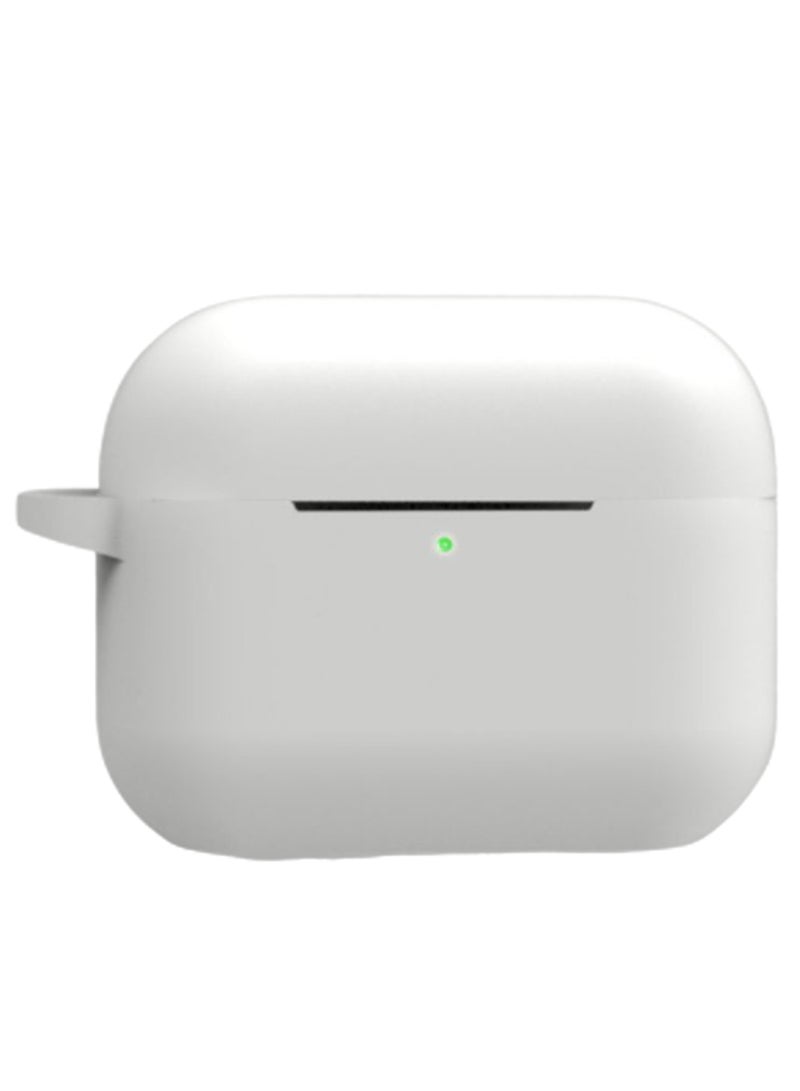 Generic - Bluetooth Headphone Protective Cover Apple AirPods 3 Pro With Hook White - Image 1