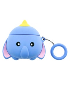 Mini-Elephant Bluetooth Headphone Protective Cover For Apple AirPods 3 Pro Blue