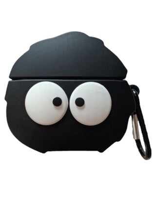 Coal Ball Shape Bluetooth Headphone Protective Cover For Apple AirPods 3 Pro Black - v1578427996/N32943225A_1