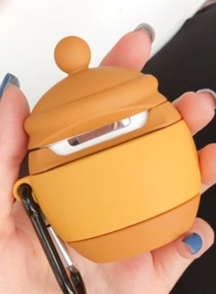 Generic Cute Honey Pot Bluetooth Headphone Protective Cover For Apple AirPods 3 Pro Yellow  - Image 2