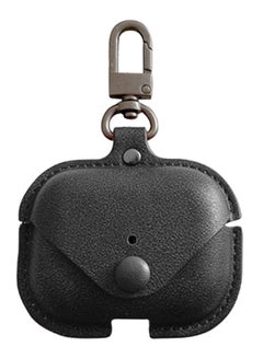 INEIX Leather Protective Case Cover For Apple AirPods Pro Black  - Image 1