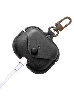 INEIX Leather Protective Case Cover For Apple AirPods Pro Black  - Image 4