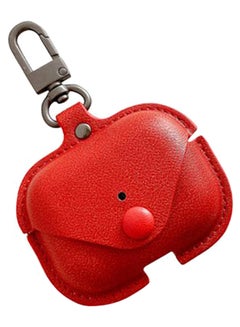INEIX Leather Protective Case Cover For Apple AirPods Pro Red  - Image 3