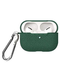INEIX Premium Designer Case Cover For Apple AirPods Pro With Carabiner Green  - Image 3