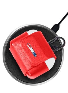 INEIX Premium Designer Case Cover For Apple AirPods Pro With Carabiner Red  - Image 2