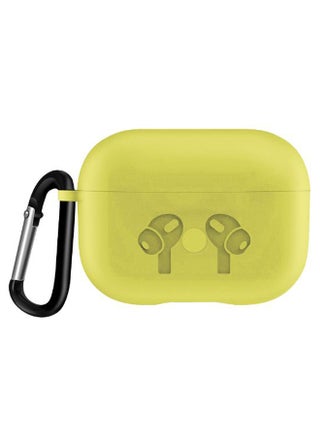 Silicone Case Cover For Apple AirPods Pro With Carabiner Yellow - v1578428513/N32950137A_1