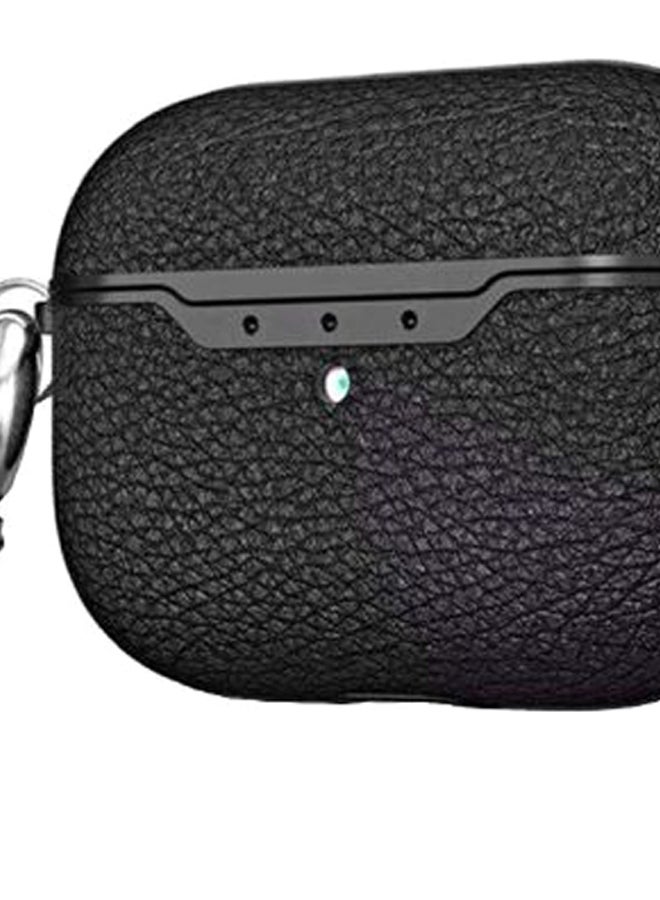 MARGOUN Silicone Protective Case Cover For Apple AirPods Pro With Carabiner Black - Image 2