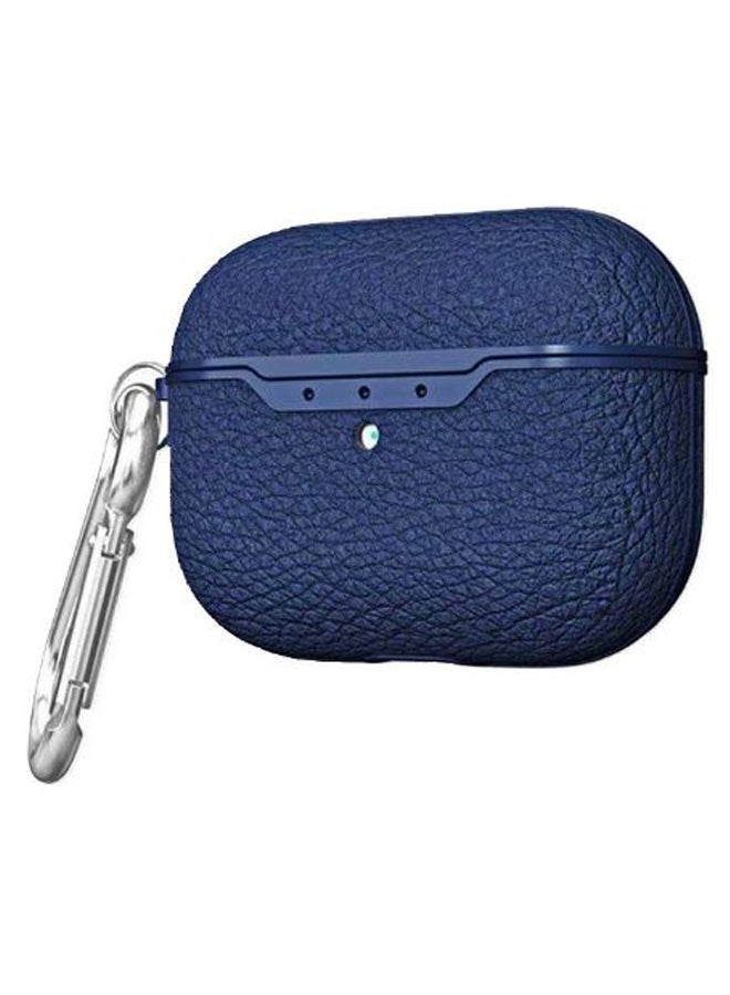 MARGOUN - Silicone Protective Case Cover For Apple AirPods Pro With Carabiner Dark Blue - Image 1