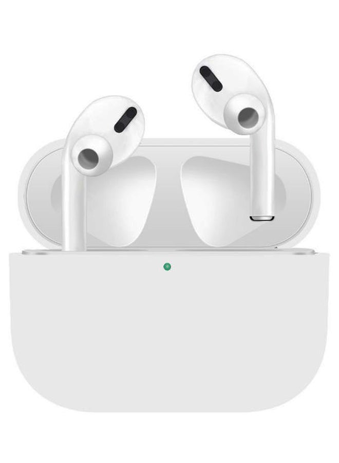 MARGOUN Silicone Case Cover For Apple AirPods Pro White  - Image 1