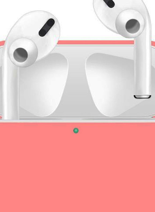 MARGOUN Silicone Case Cover For Apple AirPods Pro Pink - Image 2