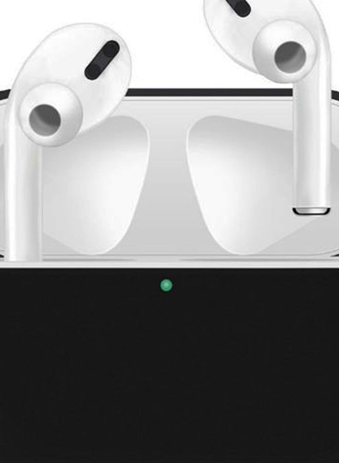 MARGOUN Silicone Case Cover For Apple AirPods Pro Black  - Image 2