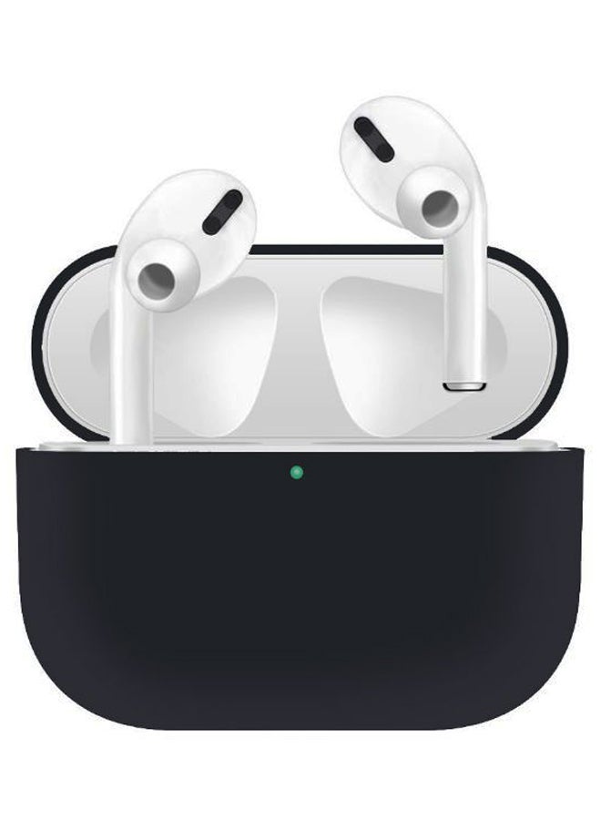MARGOUN Silicone Case Cover For Apple AirPods Pro Dark Purple  - Image 1