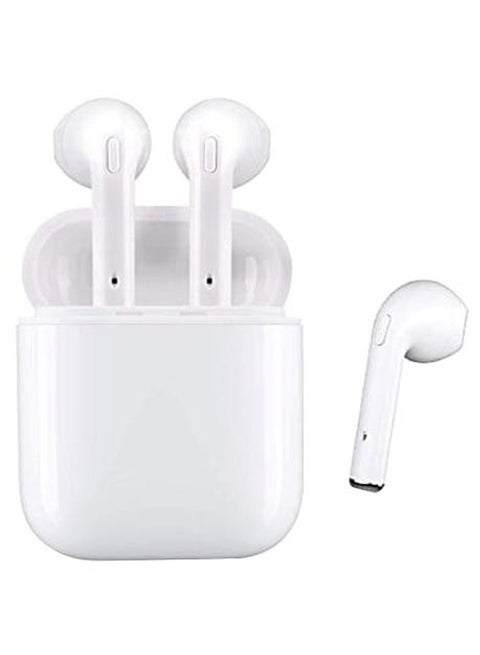 Wireless In-Ear Earphones With Charging Case White