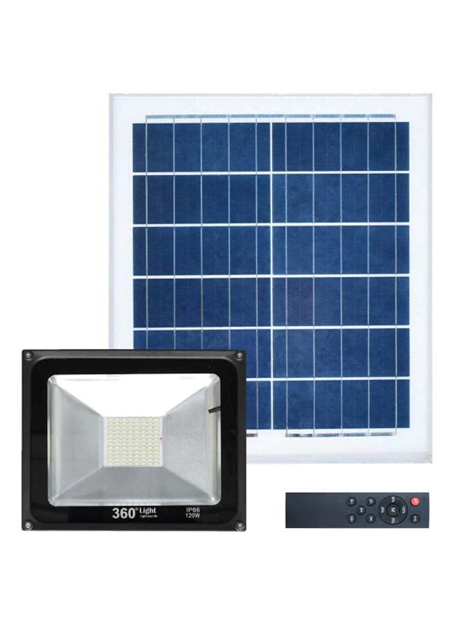 كونبيكس 120 LEDs Rechargeable Solar Powered LED Security Light Black  - Image 1