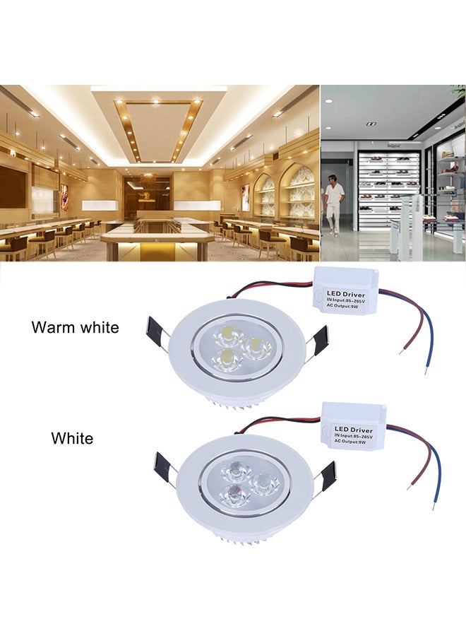 مصباح سقف LED مع مشغل LED بقدرة 9 وات أبيض 10x7x10Ø³Ù†ØªÙŠÙ…ØªØ± - Image 3