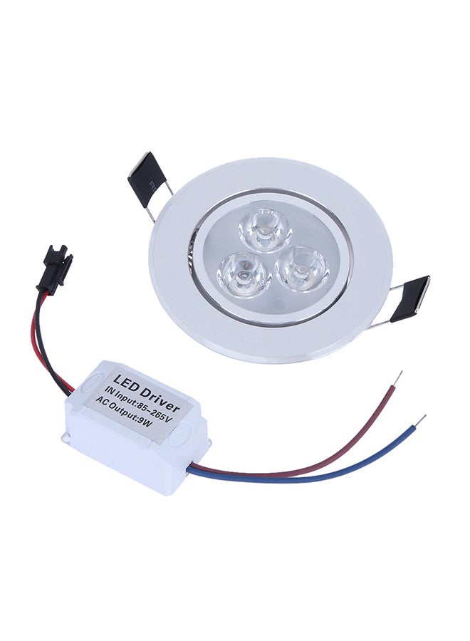 مصباح سقف LED مع مشغل LED بقدرة 9 وات أبيض 10x7x10Ø³Ù†ØªÙŠÙ…ØªØ± - Image 1