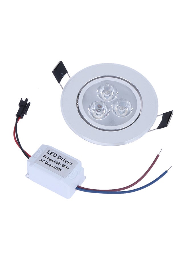 LED Ceiling Light With LED Driver 9w White 10x7x10centimeter - Image 1