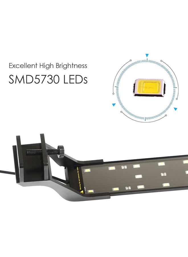 21 LED Aquarium Clip Light Multicolour 40x6.80x6.80centimeter - Image 2