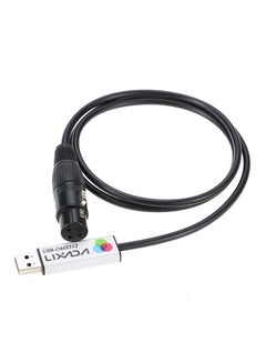 USB To DMX Interface Adapter Multicolour 14.50x4.70x10.80centimeter
