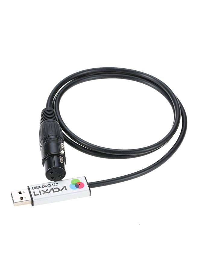 LIXADA - USB To DMX Interface Adapter Multicolour 14.50x4.70x10.80centimeter - Image 1