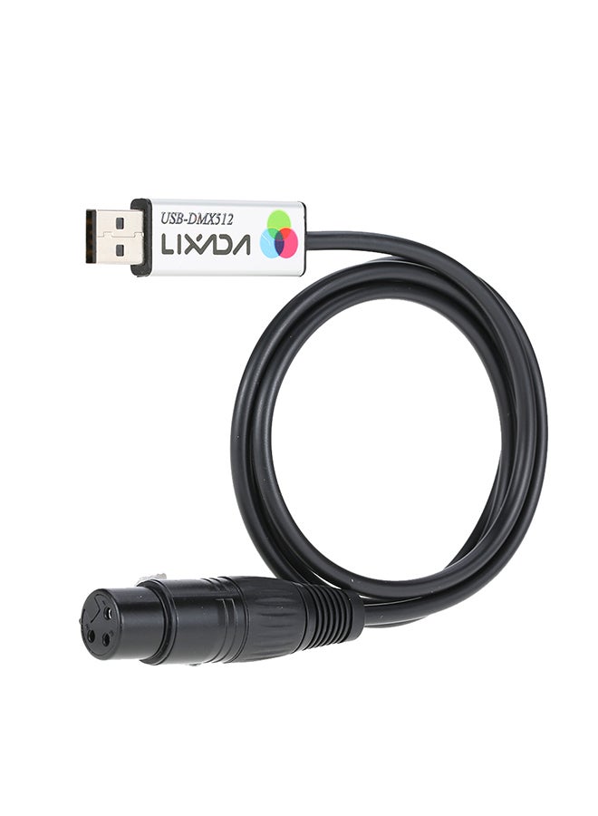 LIXADA - USB To DMX Interface Adapter Multicolour 14.50x4.70x10.80centimeter - Image 1