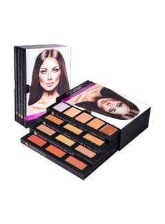 4-Layer Contour And Highlight Makeup Kit Multicolour - v1578440137/N33400412A_1