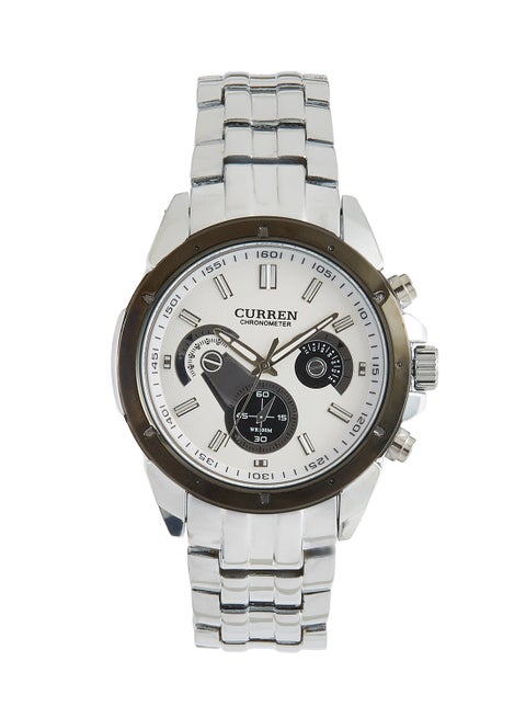men Metal Analog Wrist Watch 8009