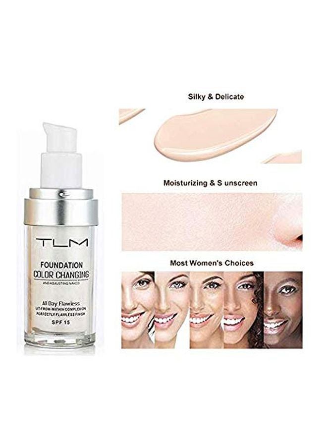 تي إل إم كريم أساس متغير اللون وبعامل الحماية من الشمس 15 أبيض - Image 3