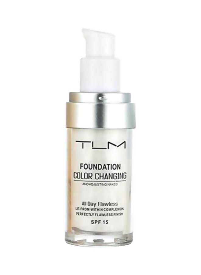 تي إل إم كريم أساس متغير اللون بعامل حماية من الشمس SPF15 من قطعتين أبيض - Image 1