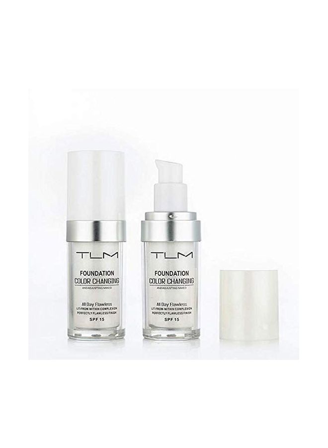 TLM - Colour Changing Foundation SPF 15 White - Image 1