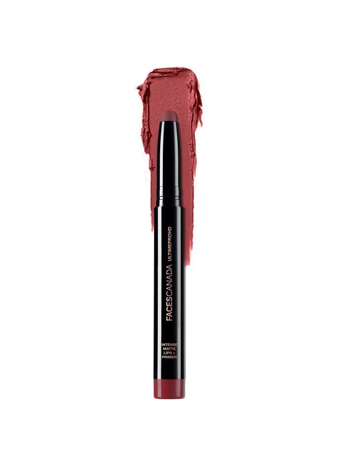 Faces Ultime Pro Hd Intense Matte Lips Plus Primer Blood Moon  - Image 2