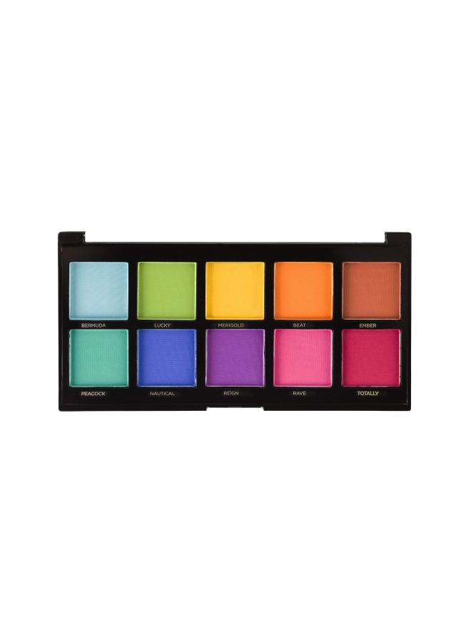 10 Shade Spectrum Eyeshadow Palette Multicolour - v1578445146/N33402261A_2