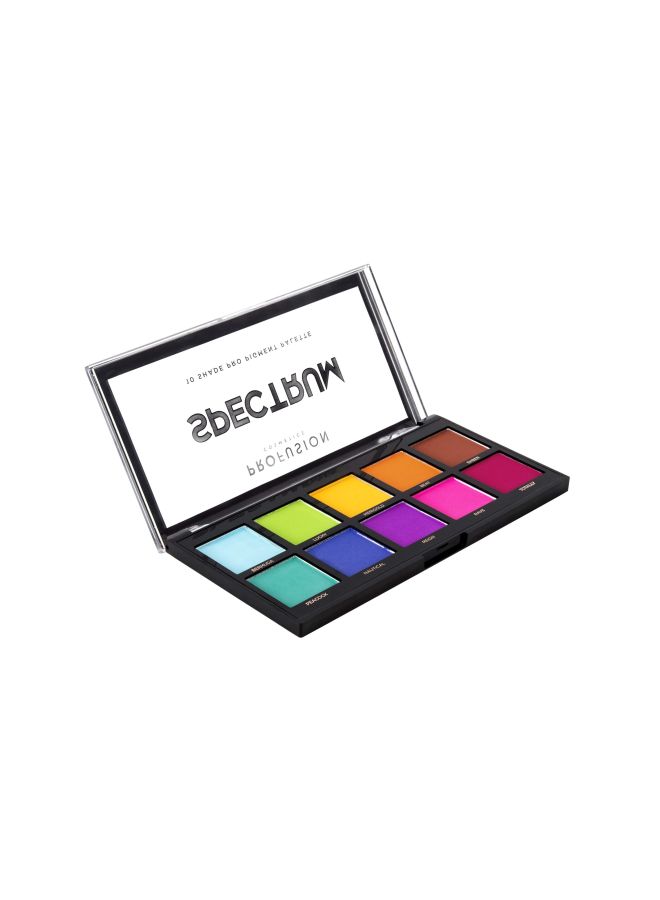 Profusion Cosmetics 10 Shade Spectrum Eyeshadow Palette Multicolour - Image 3