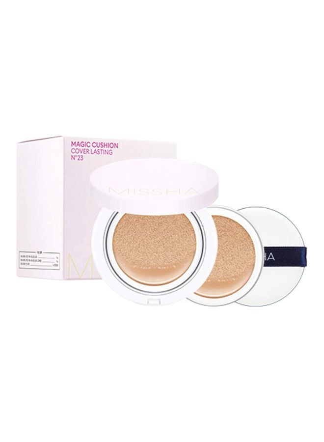 ميشا مجموعة بودرة ماجيك كوشن لتغطية تدوم طويلاً بعامل حماية من الشمس SPF 50 من قطعتين 23 بيج - Image 1