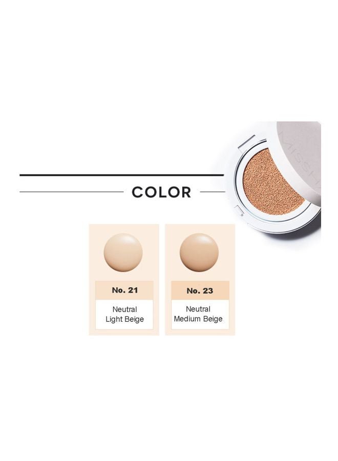 ميشا مجموعة بودرة ماجيك كوشن لتغطية تدوم طويلاً بعامل حماية من الشمس SPF 50 من قطعتين 23 بيج - Image 3